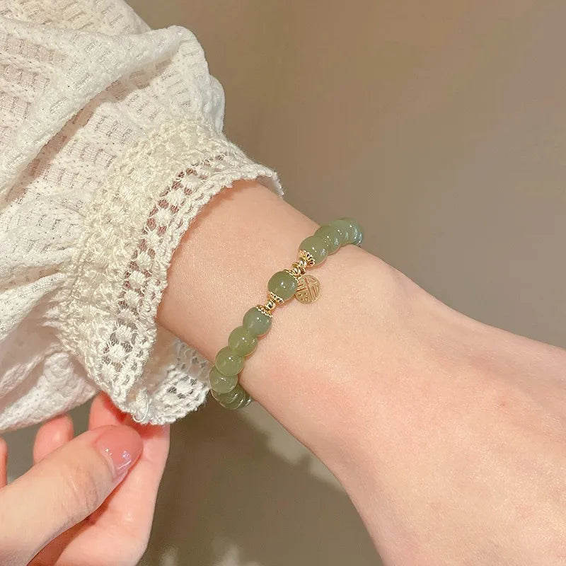 Natural Hetian Jade Bracelet Bangles