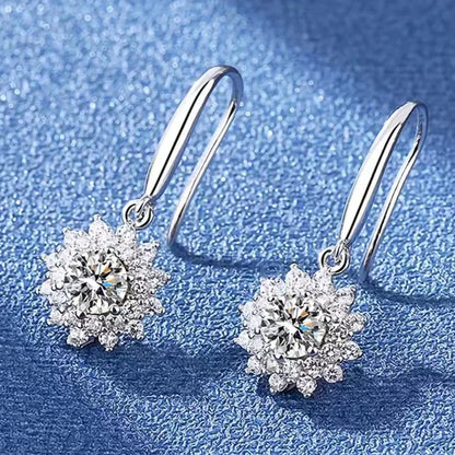 Moissanite Drop Earrings