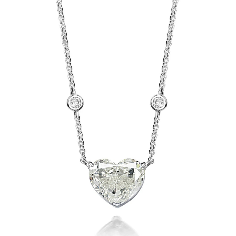 Pendant Necklace Moissanite