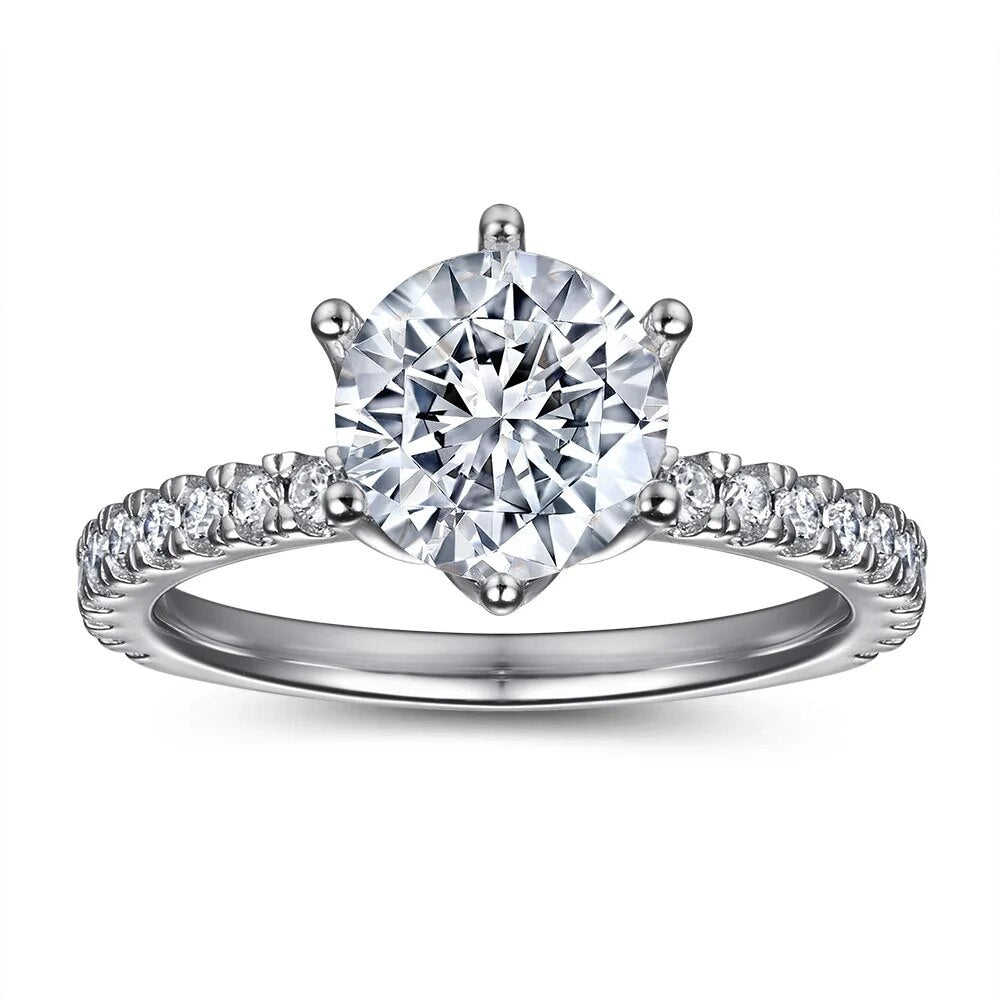 2 Carat Moissanite Ring