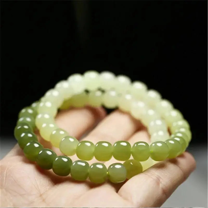 Natural Hand-carved Jade Bracelet