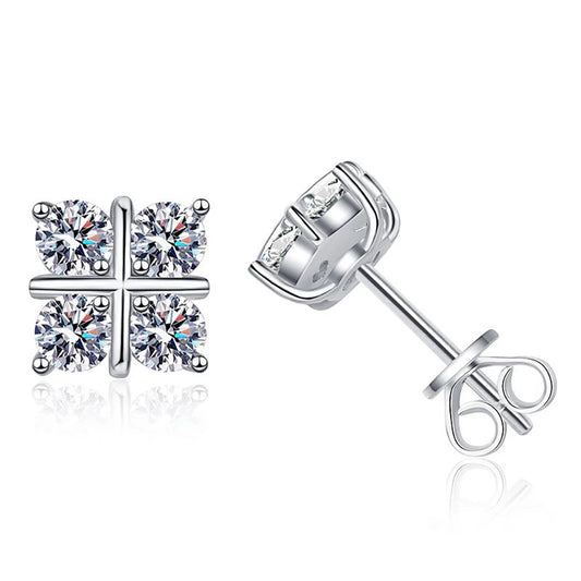 Full Moissanite Earrings For Women