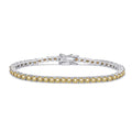 Real Moissanite Tennis Bracelet Sparkling Full Diamond 3mm