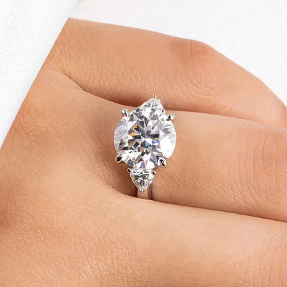 4.6ct Moissanite Wedding Ring