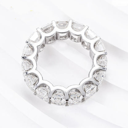 Moissanite Diamond Eternity Ring