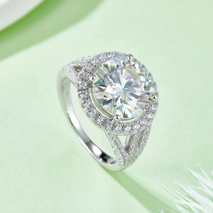 Moissanite Diamond Cocktail Ring