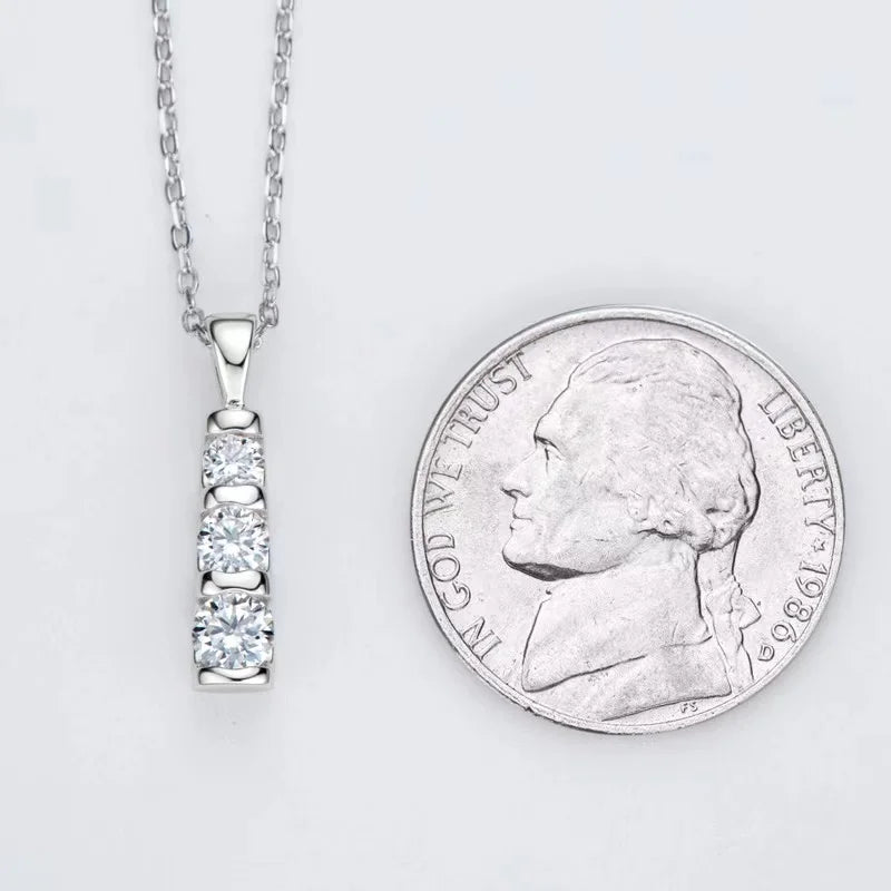 0.6ct Moissanite Pendant Necklace