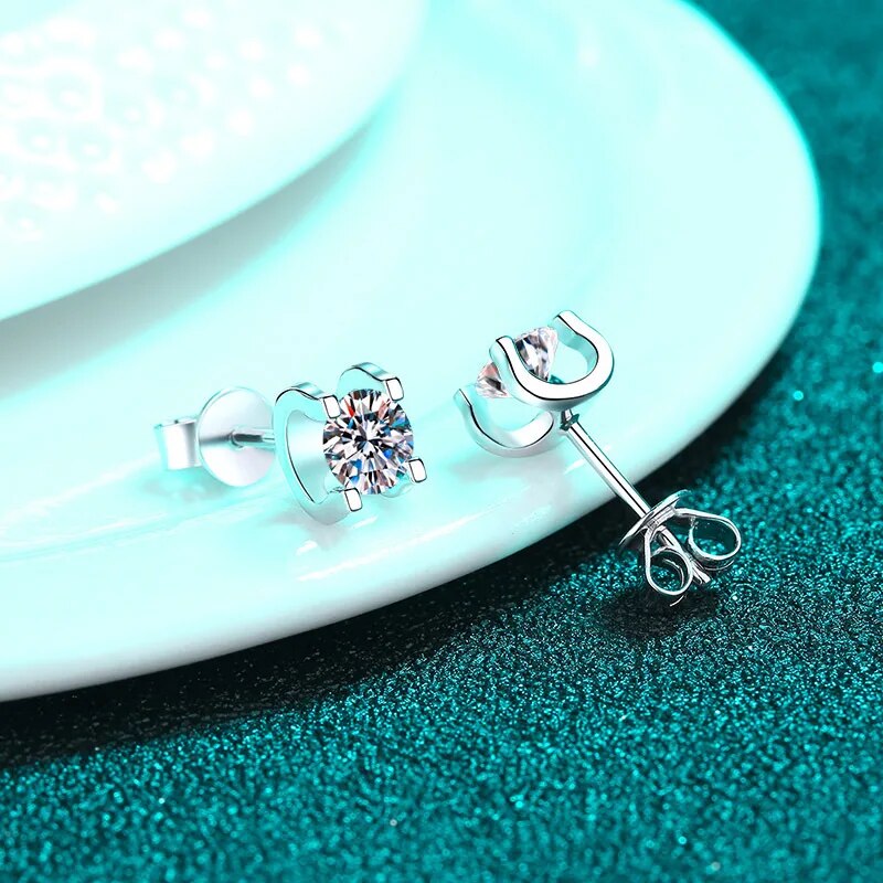 Moissanite Stud Earrings