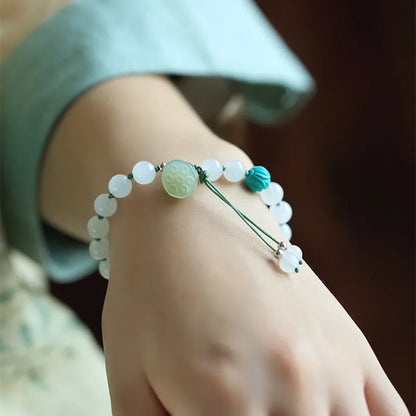 Natural Hetian Jade Bracelet