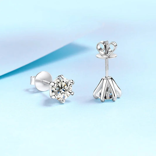 Moissanite Stud Earrings