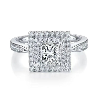 1ct Moissanite Diamond Engagement Rings