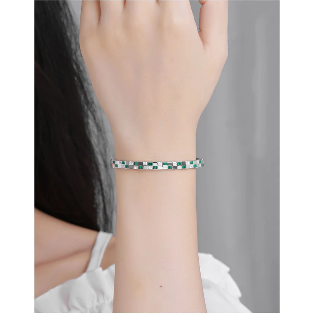 Full Moissanite Adjustable Bracelet For Women