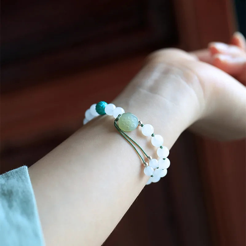 Natural Hetian Jade Bracelet