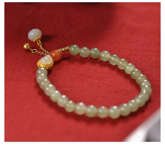 Natural Hotan Jade Bracelet