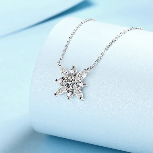 Moissanite Diamond Pendant Necklace