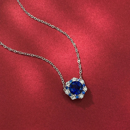 Gem Pendant Necklace Moissanite