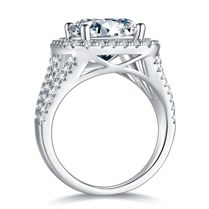 5CT Moissanite Diamond Anniversary Ring