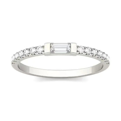 0.36ct Moissanite Wedding Band