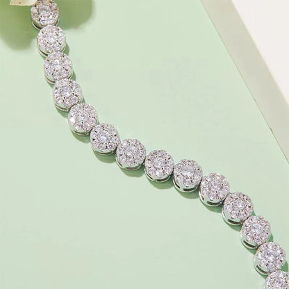 Moissanite Tennis Chain Bracelet 3.5ct