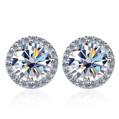 Colorful Moissanite Earrings