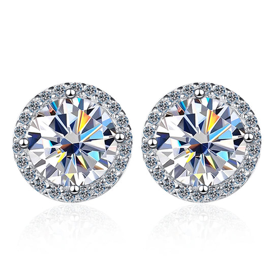 Colorful Moissanite Earrings