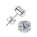 Moissanite Stud Earrings for Women D Color Lab Created Diamond 925 Sterling 1CT GRA Certified Silver Earrings Jewelry