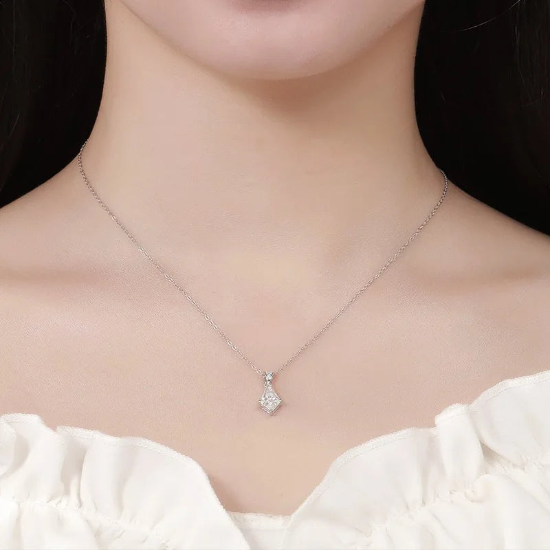 2ct Moissanite Pendant Necklace