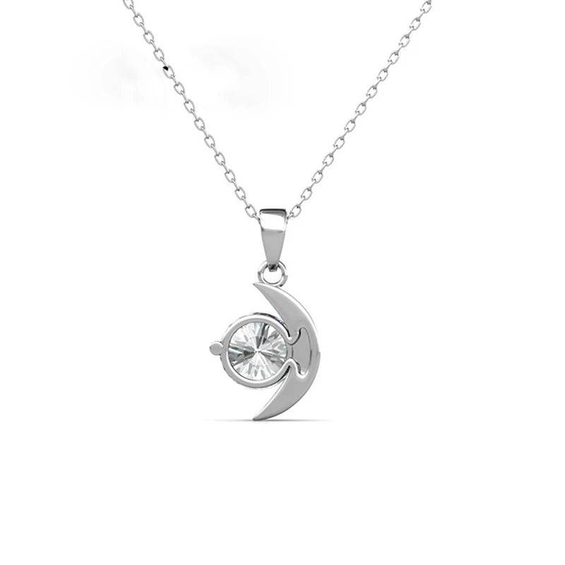 1CT Moissanite Pendant Necklace