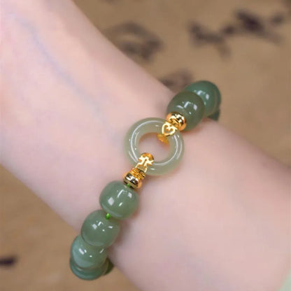 Natural Hetian Jade Bracelet