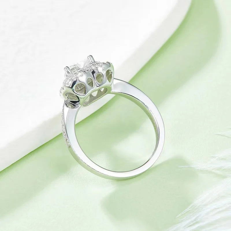 1ct Moissanite Engagement Rings