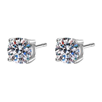 Moissanite Diamond Stud Earrings