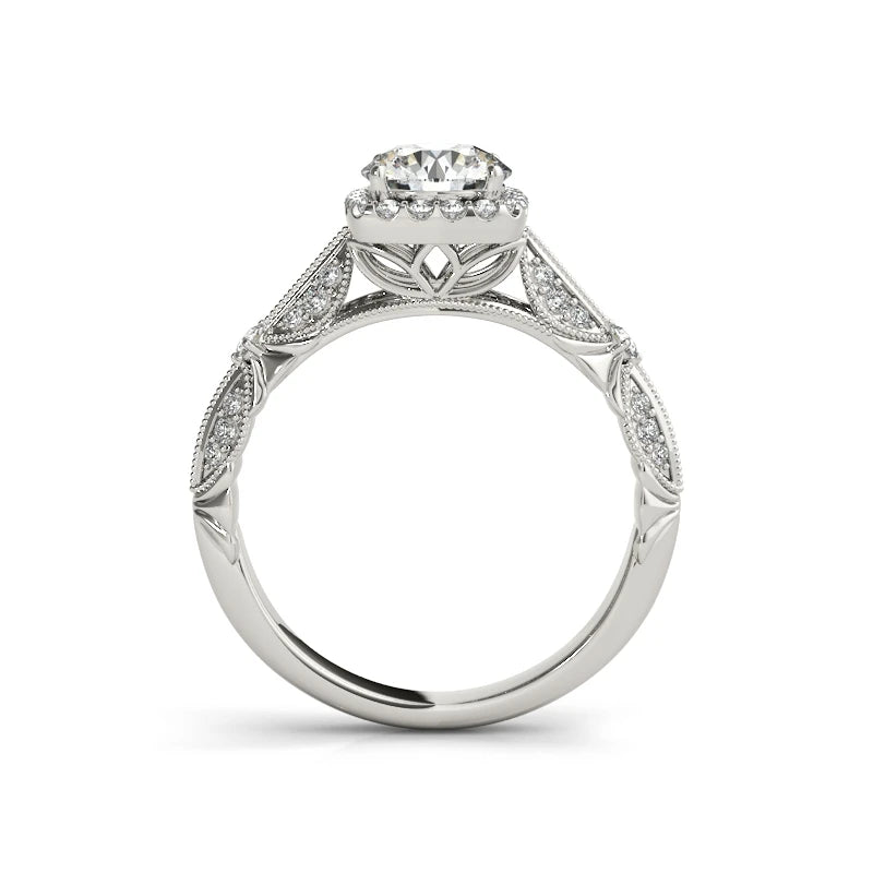 1 Carat Moissanite S925 Sterling Silver Ring Women Engagement Wedding Set Ring