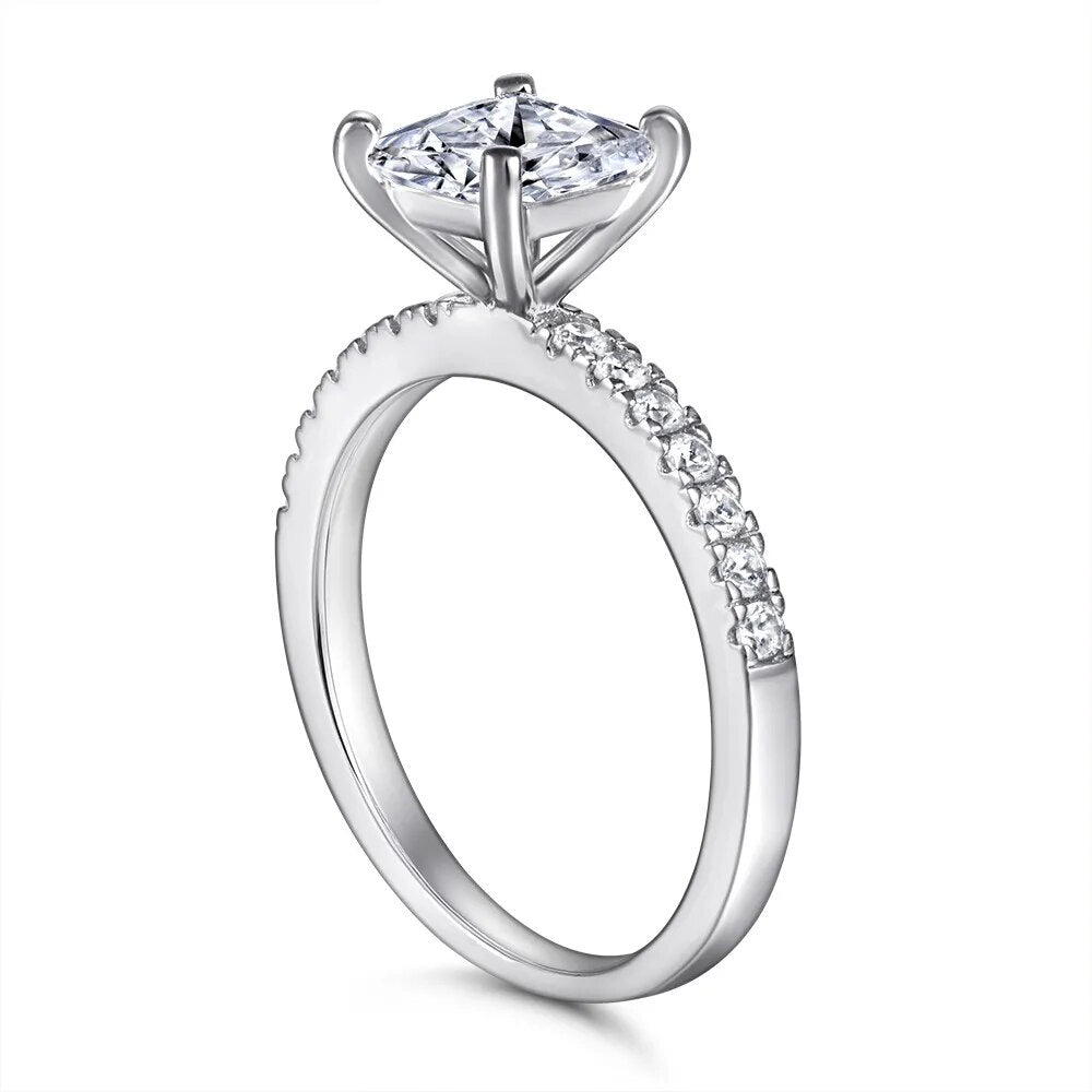 1.2 Carats Princes Moissanite Engagement Ring