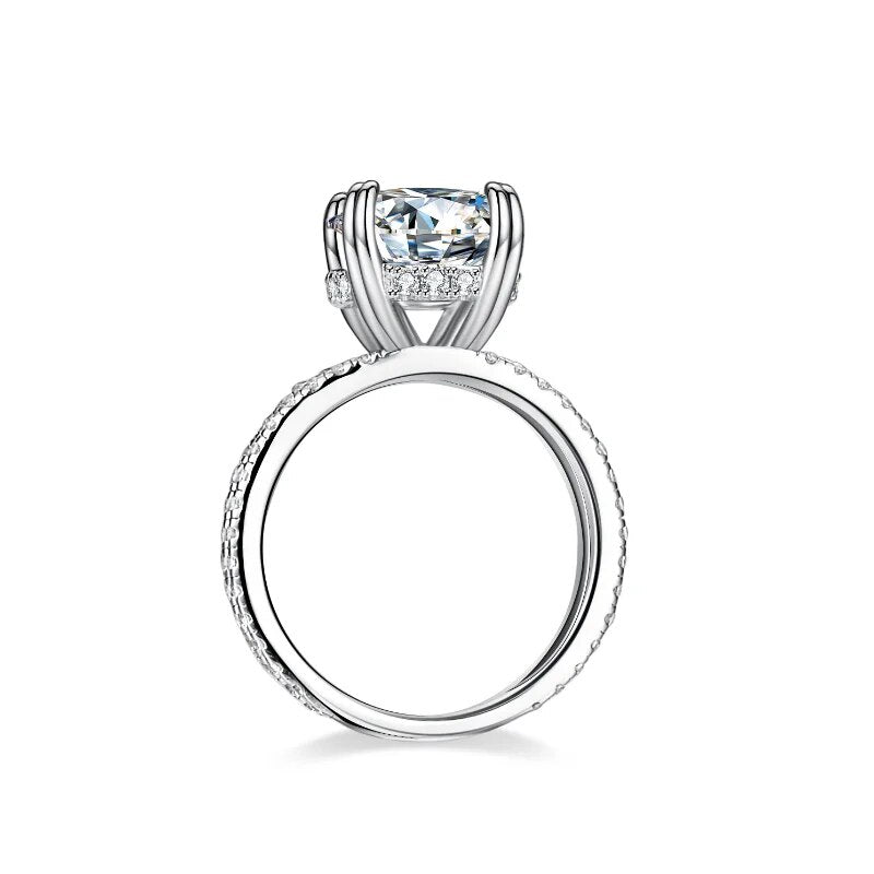 5 Carat Moissanite Engagement Rings