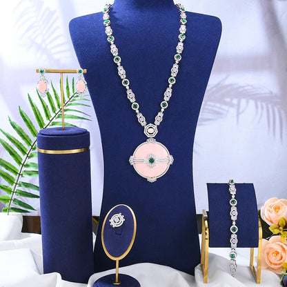 Luxury Gorgeous Shiny Bridal Jewelry set