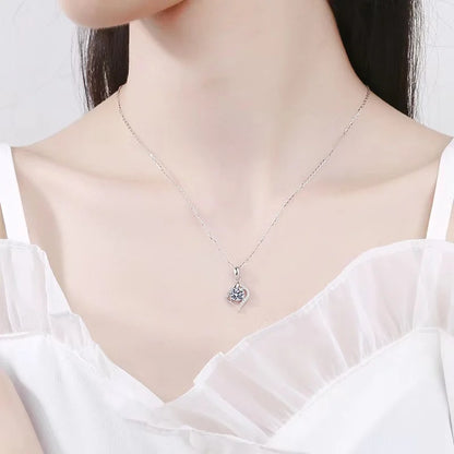 1ct Moissanit Diamond Necklaces