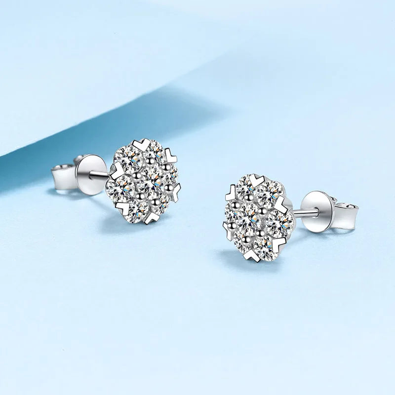 Moissanite Stud Earrings