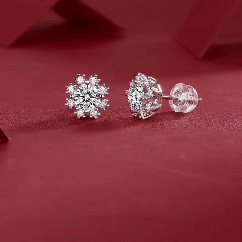 0.5ct Moissanite Diamond Stud Earrings