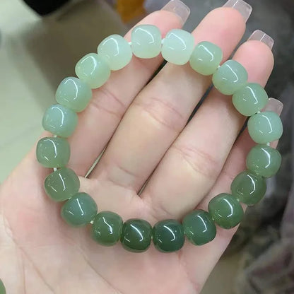 Natural Sunny Water Gradient Hetian Jade Bracelet