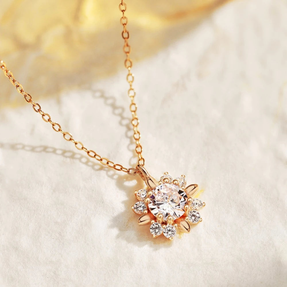 Moissanite Pendant Necklace