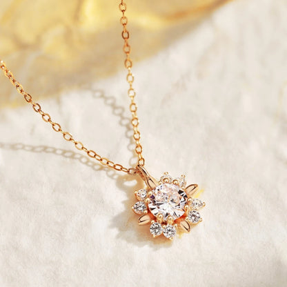 Moissanite Pendant Necklace