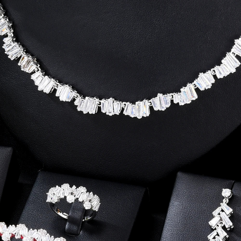 Bridal Wedding Cubic Zirconia Costume Jewelry Sets