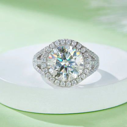 Moissanite Diamond Cocktail Ring