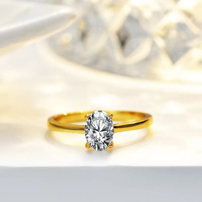 1 Carat Moissanite Ring