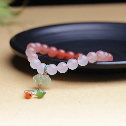 Natural Salt Source Agate Bracelet