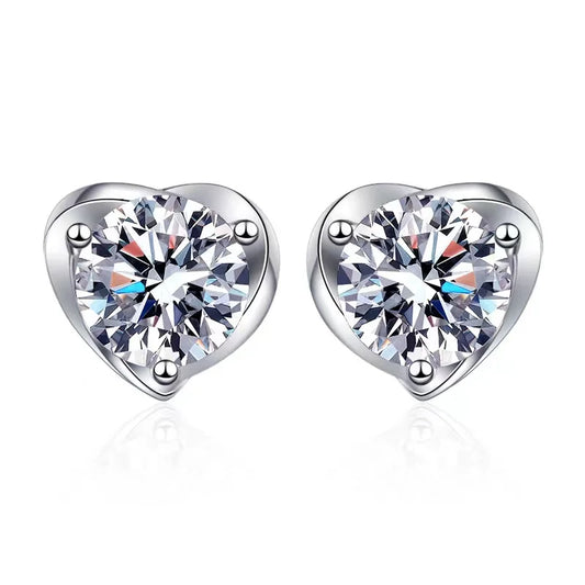 0.5ct Moissanite Stud Earrings