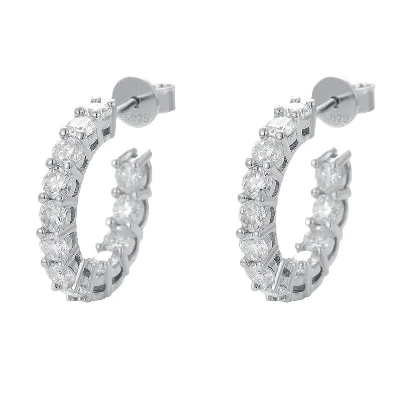 2.6ct Moissanite Stud Earrings