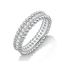 D VVS1 Moissanite Full Eternity Band - S925 Sterling Silver