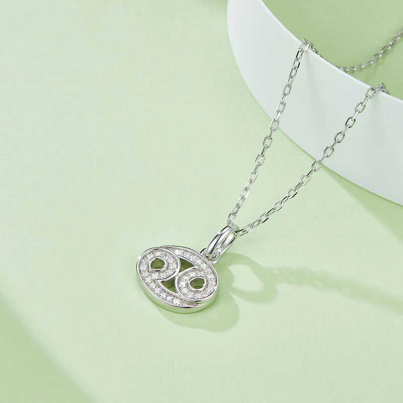 Moissanite Zodiac Necklace