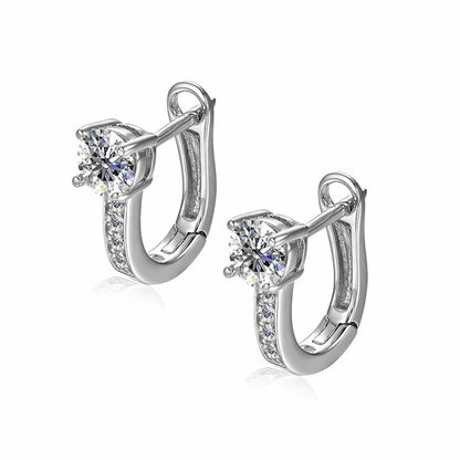 0.5ct Moissanite Clip Earrings